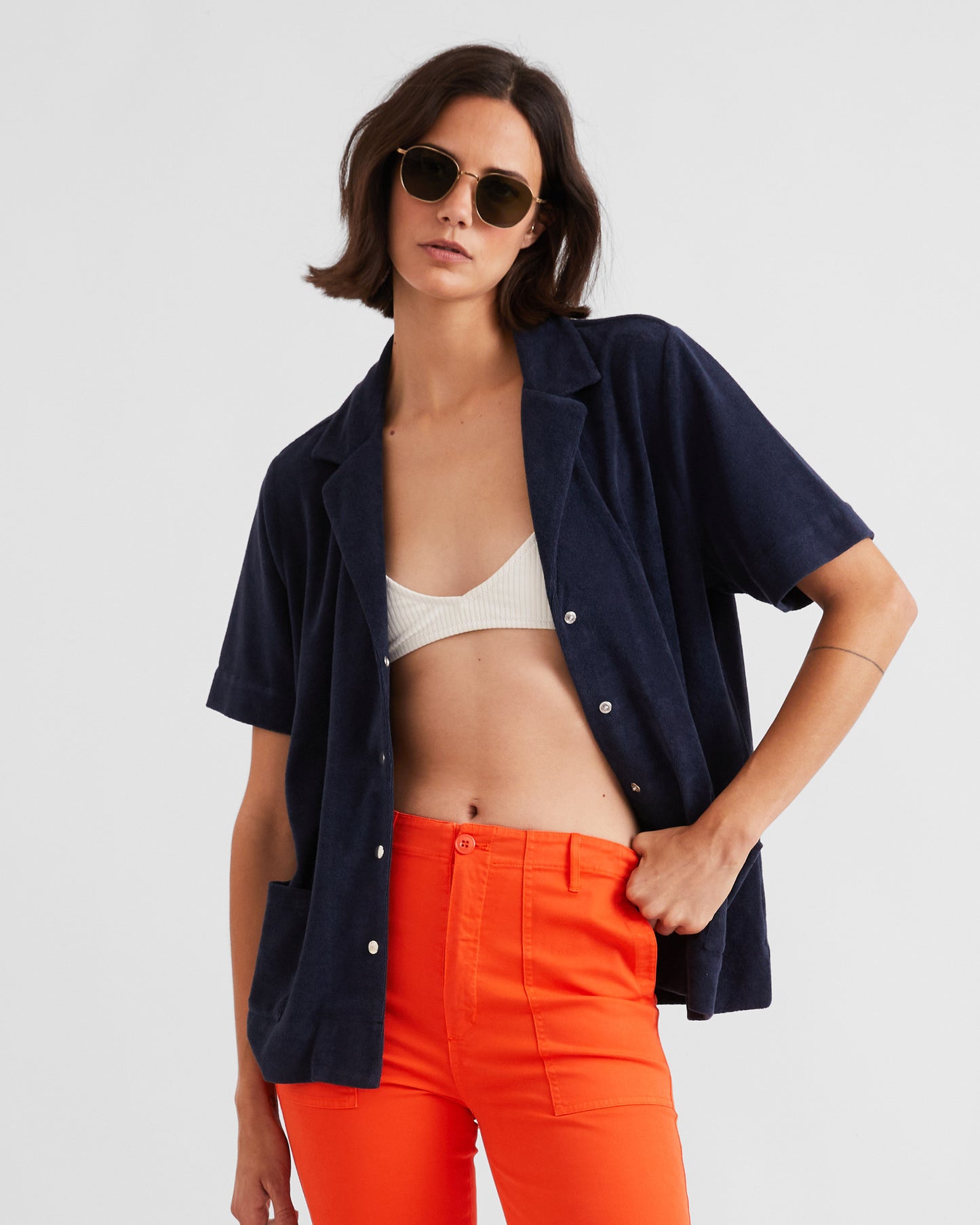 The Terry Flamingo - Navy