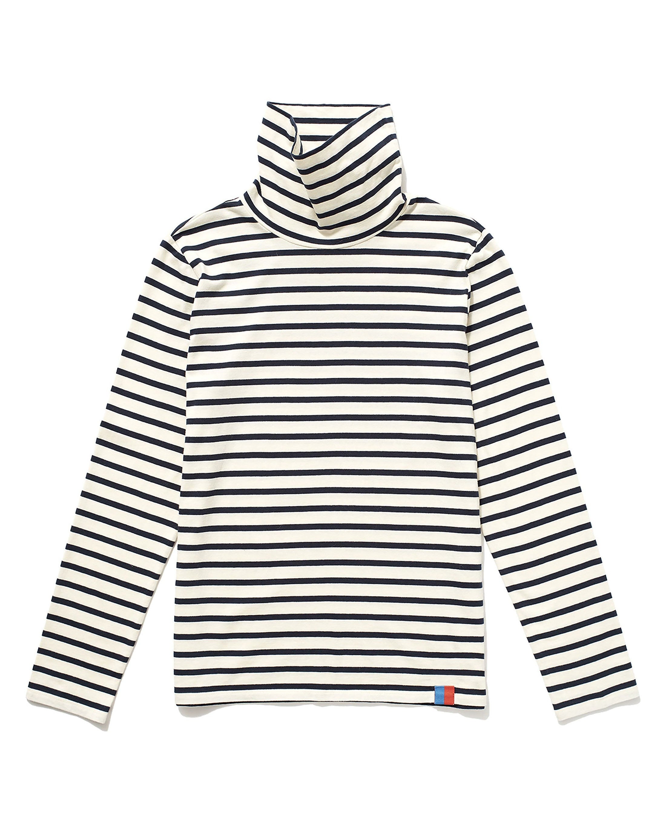 The Turtleneck - Cream/Navy