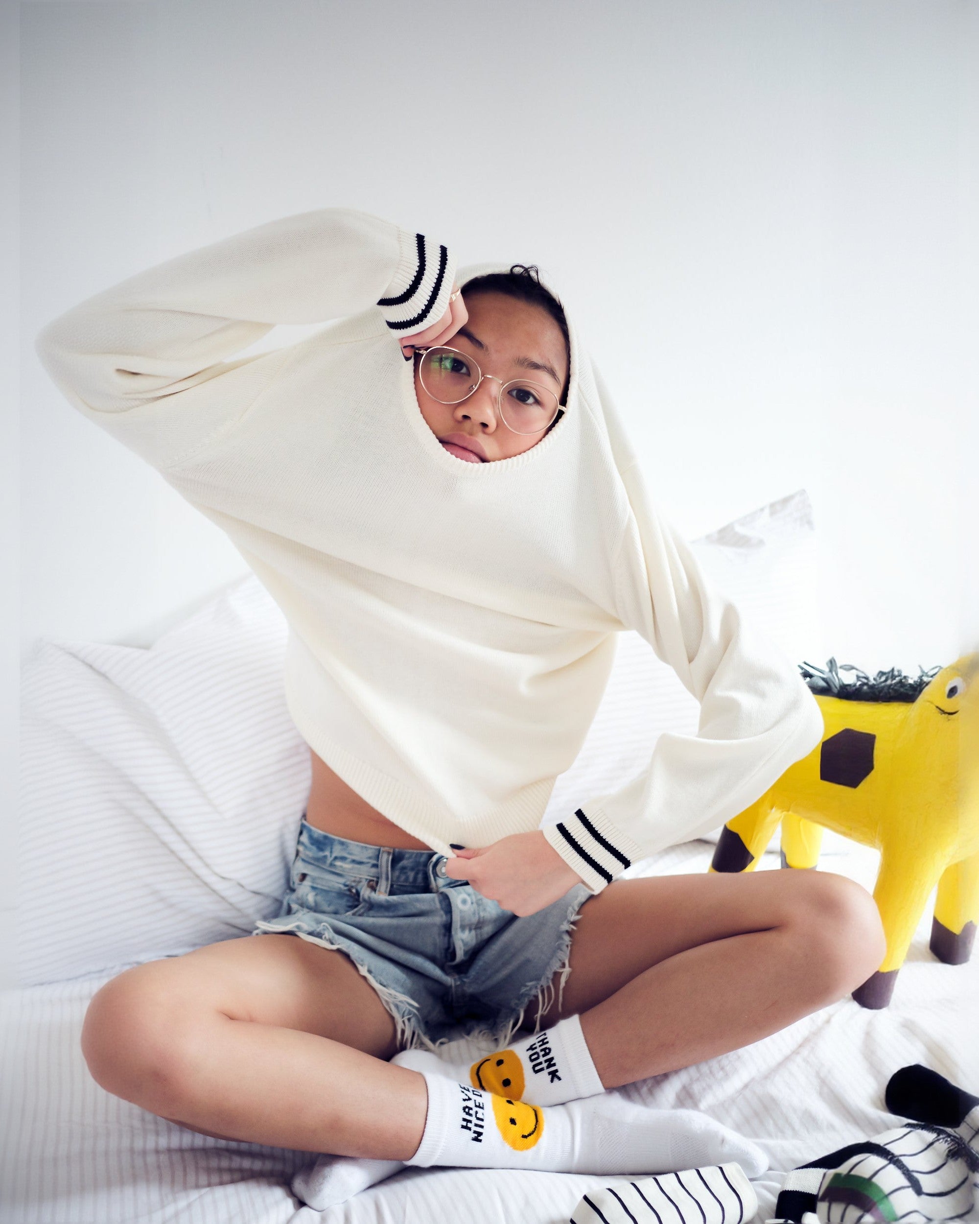 The Women's Take Out Sock - White