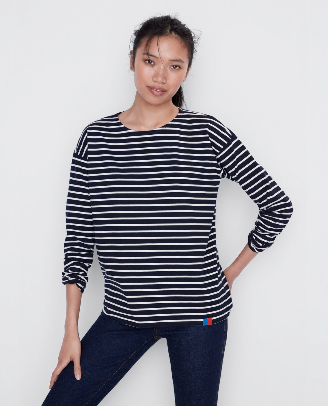 The Boyfriend - Navy/Cream