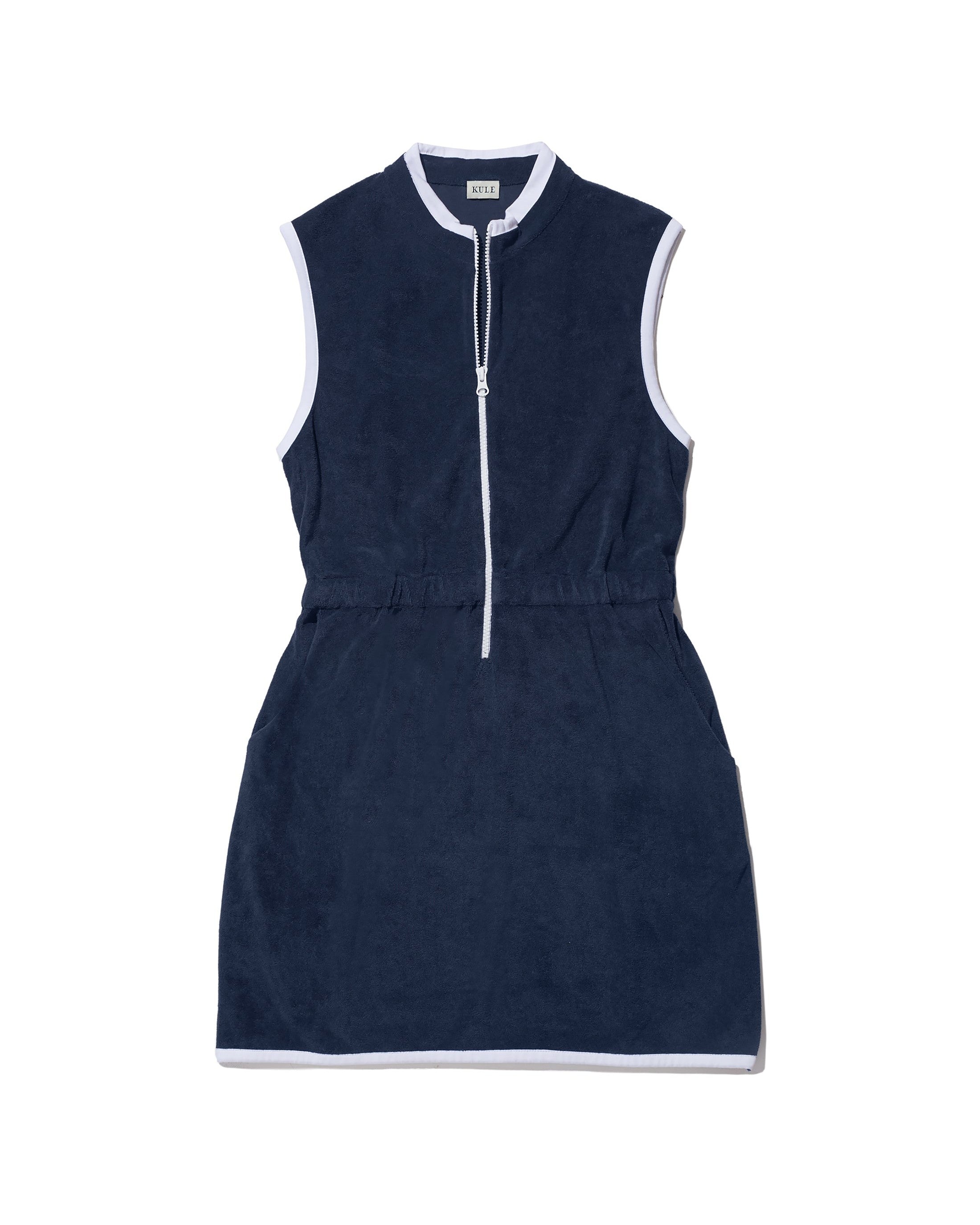 The Terry Dress - Navy