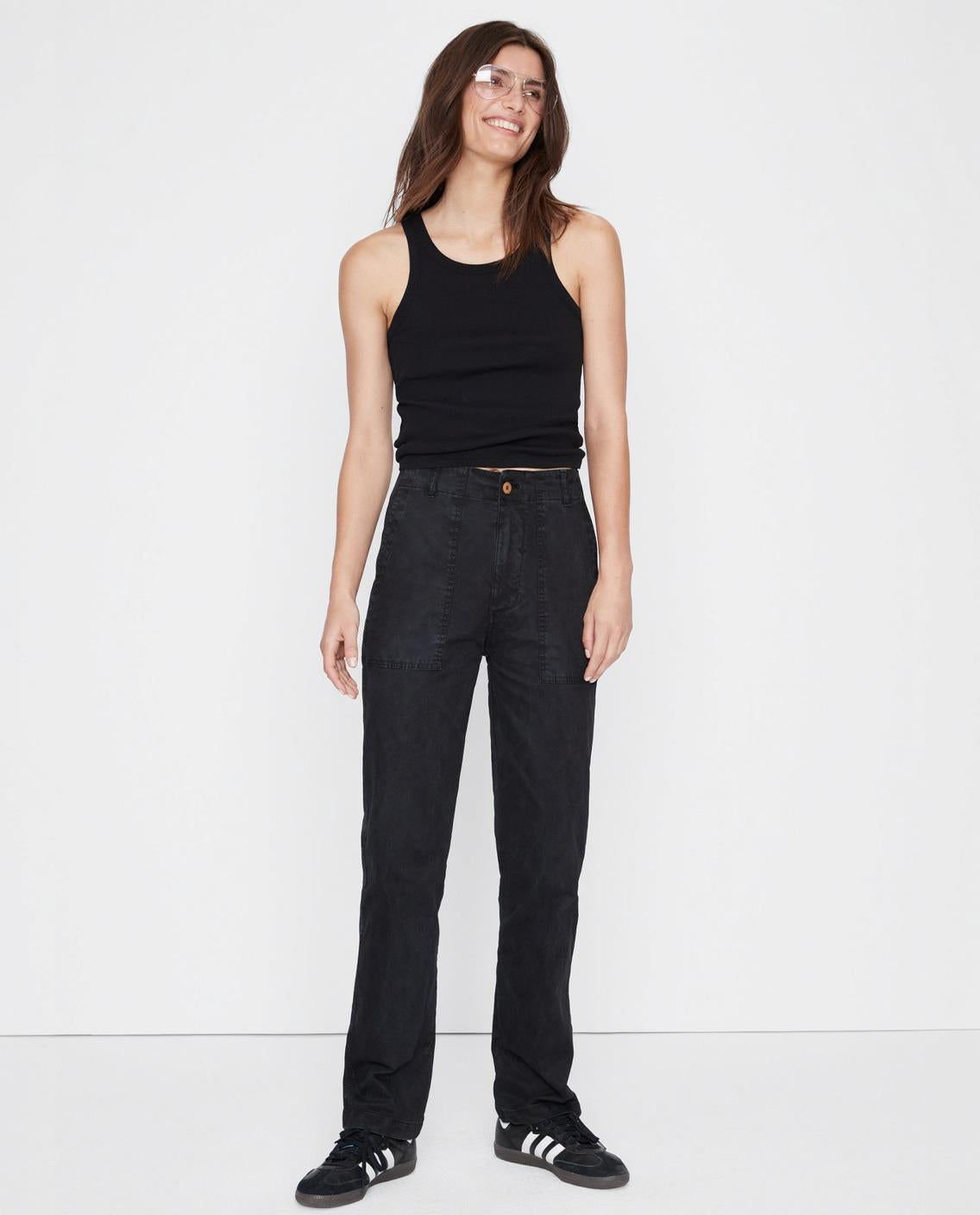 The Ribbed Lenny - Black