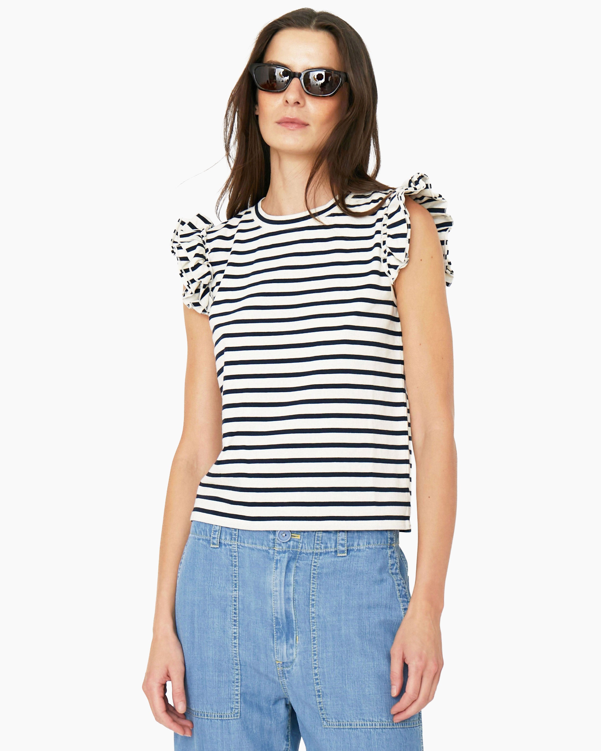 The Kiki - Cream/Navy