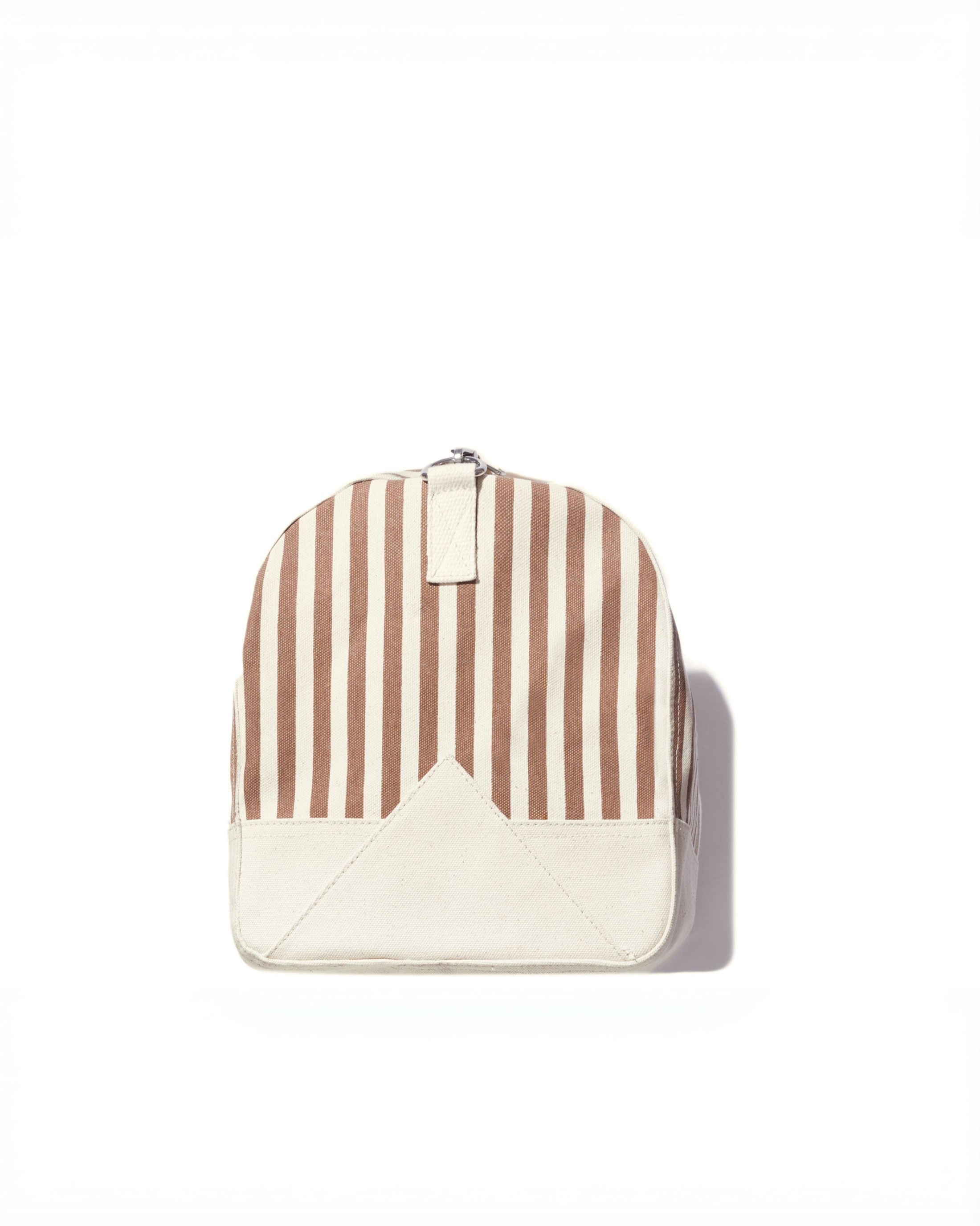 The All Over Striped Duffle Bag - Sand/Canvas Mini Stripe