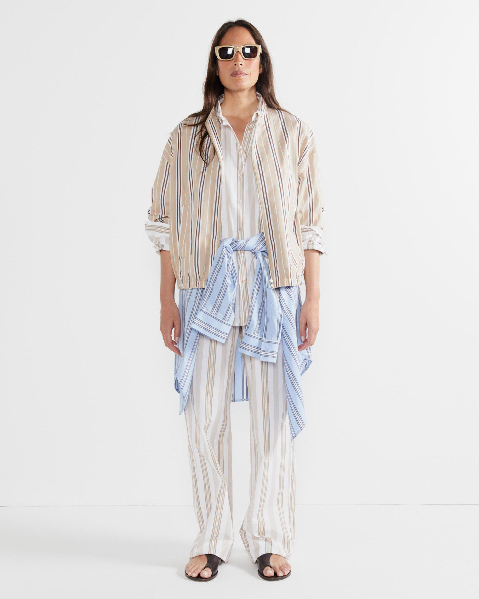 The Bennie - Khaki/Brown/White