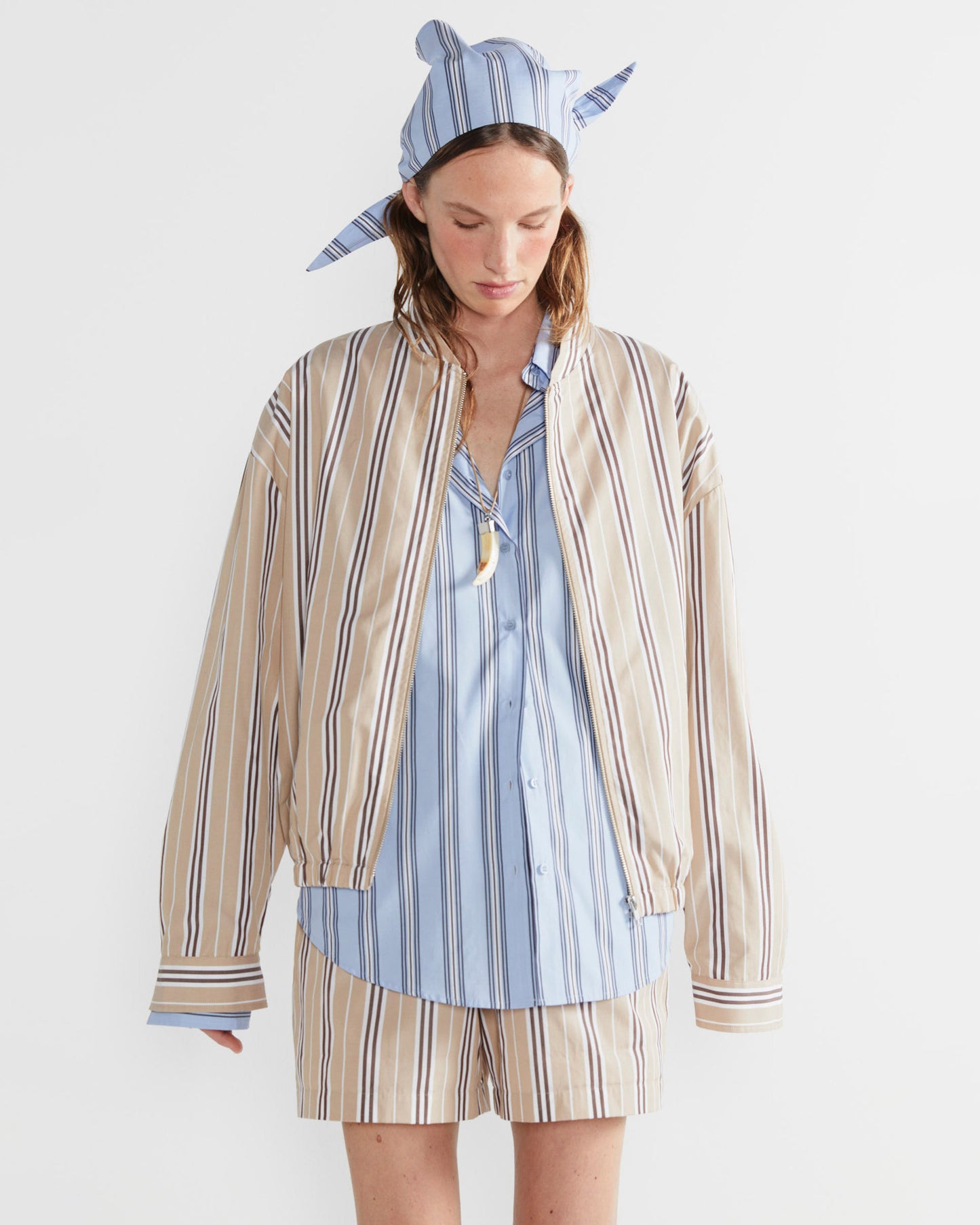 The Bennie - Khaki/Brown/White