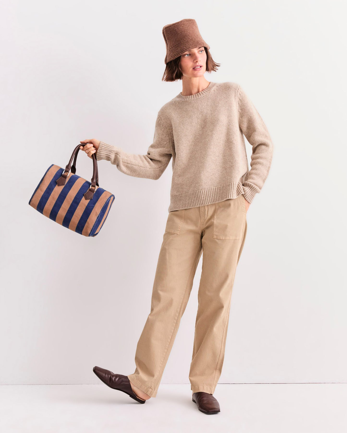 The Bonnie - Khaki Heather