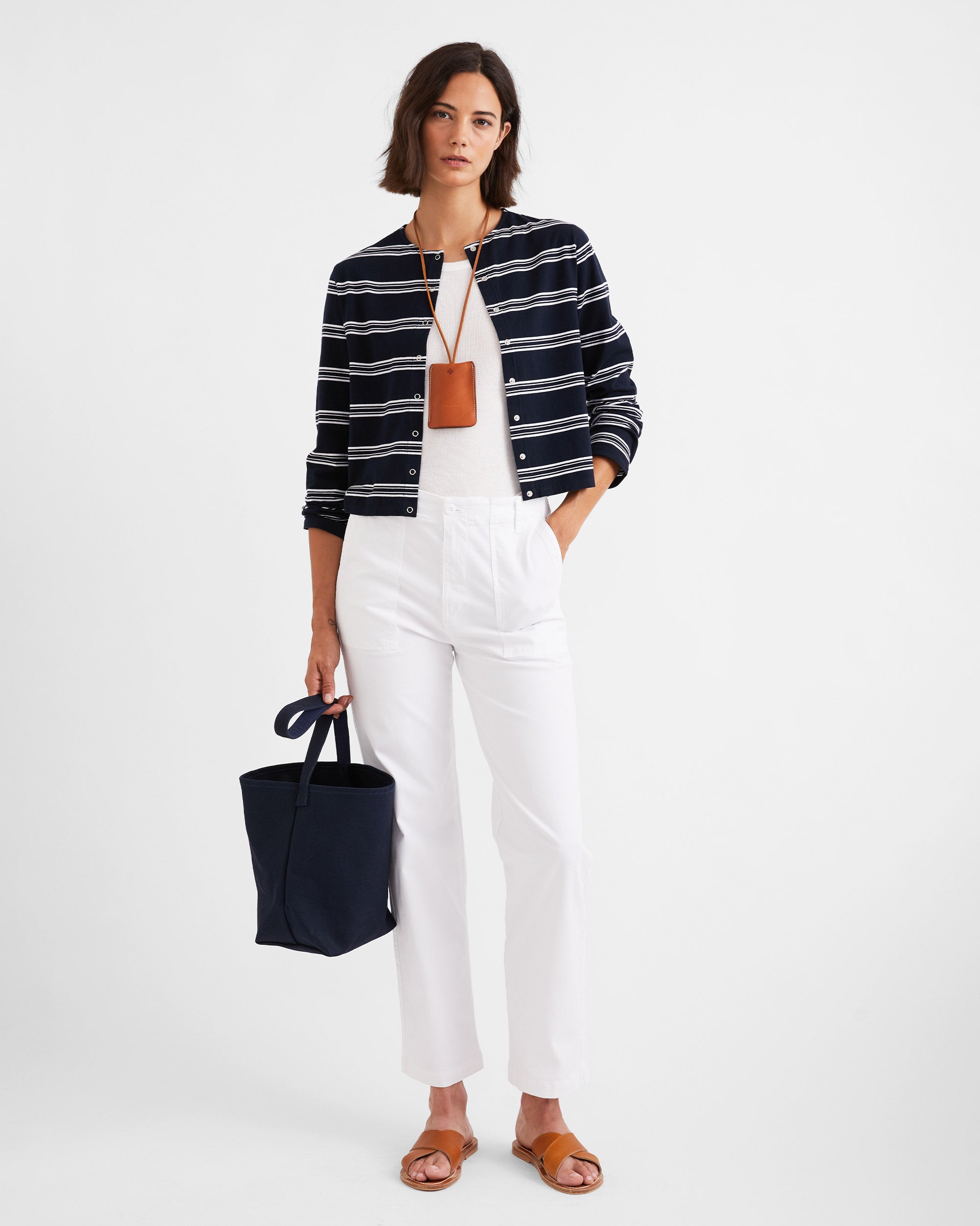 The City Pants - White