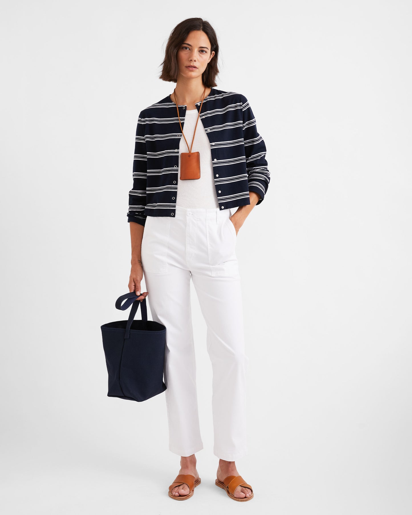 The City Pants - White