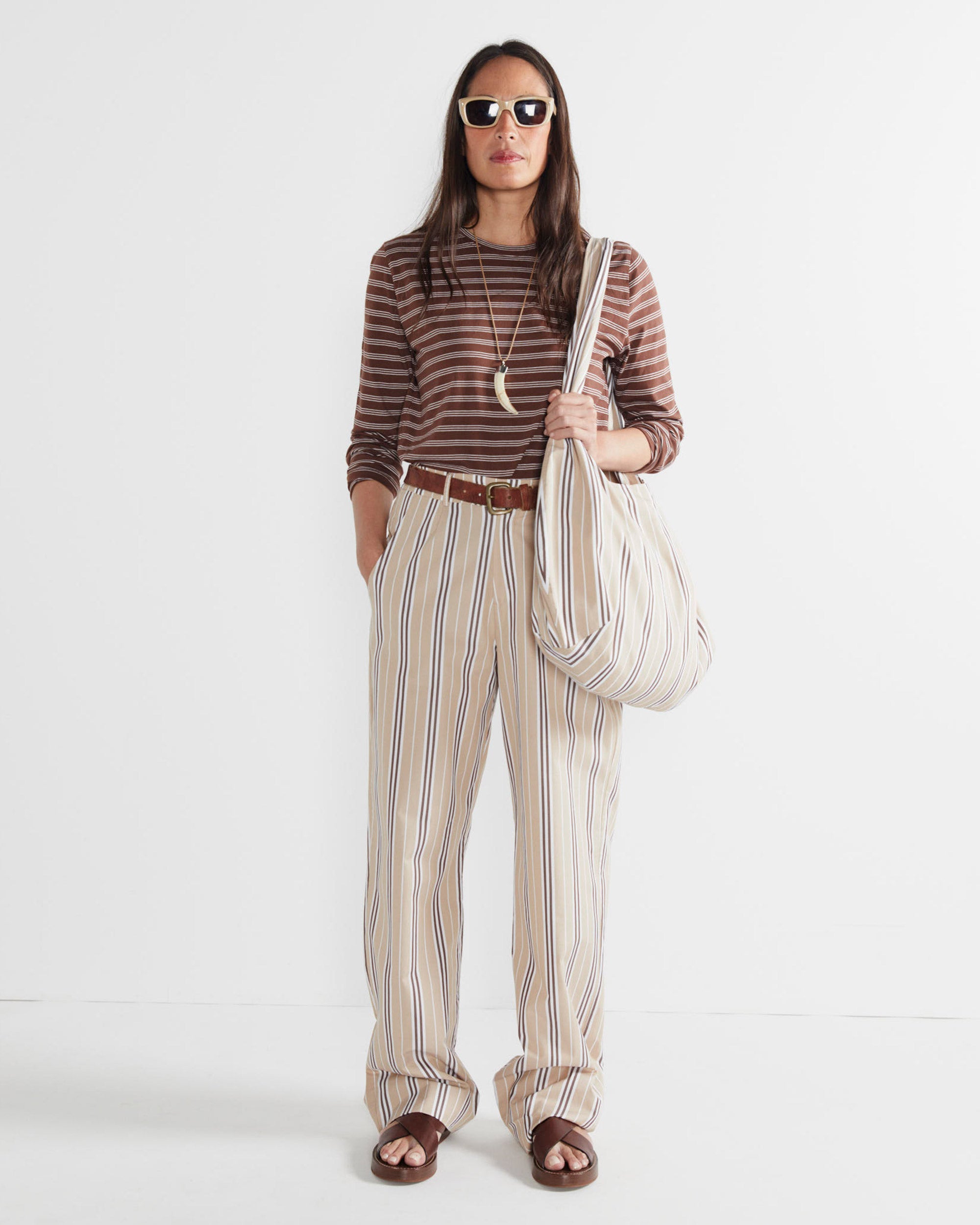 The Grable - Khaki/Brown/White