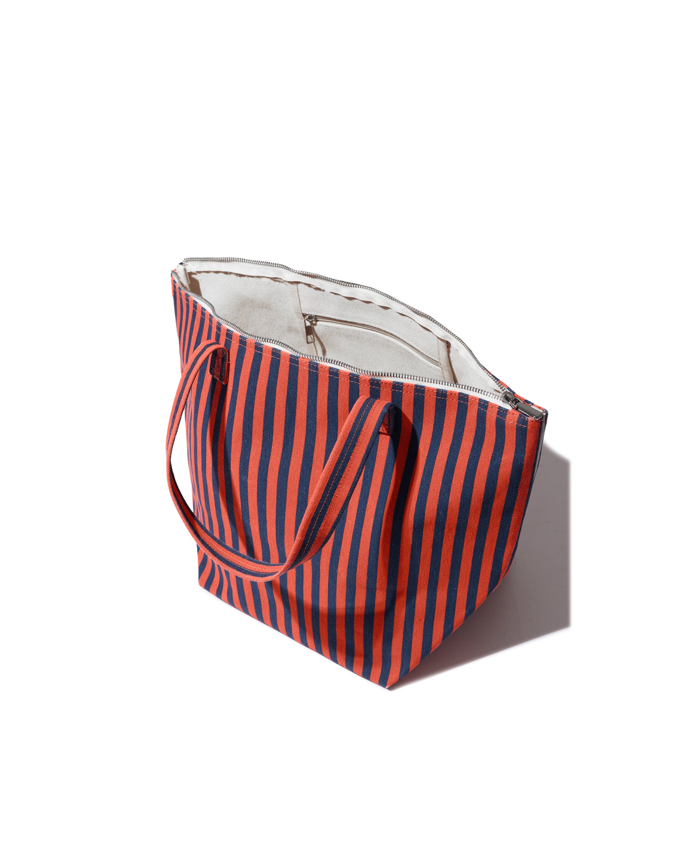 The Etna - Poppy/Navy Ministripe