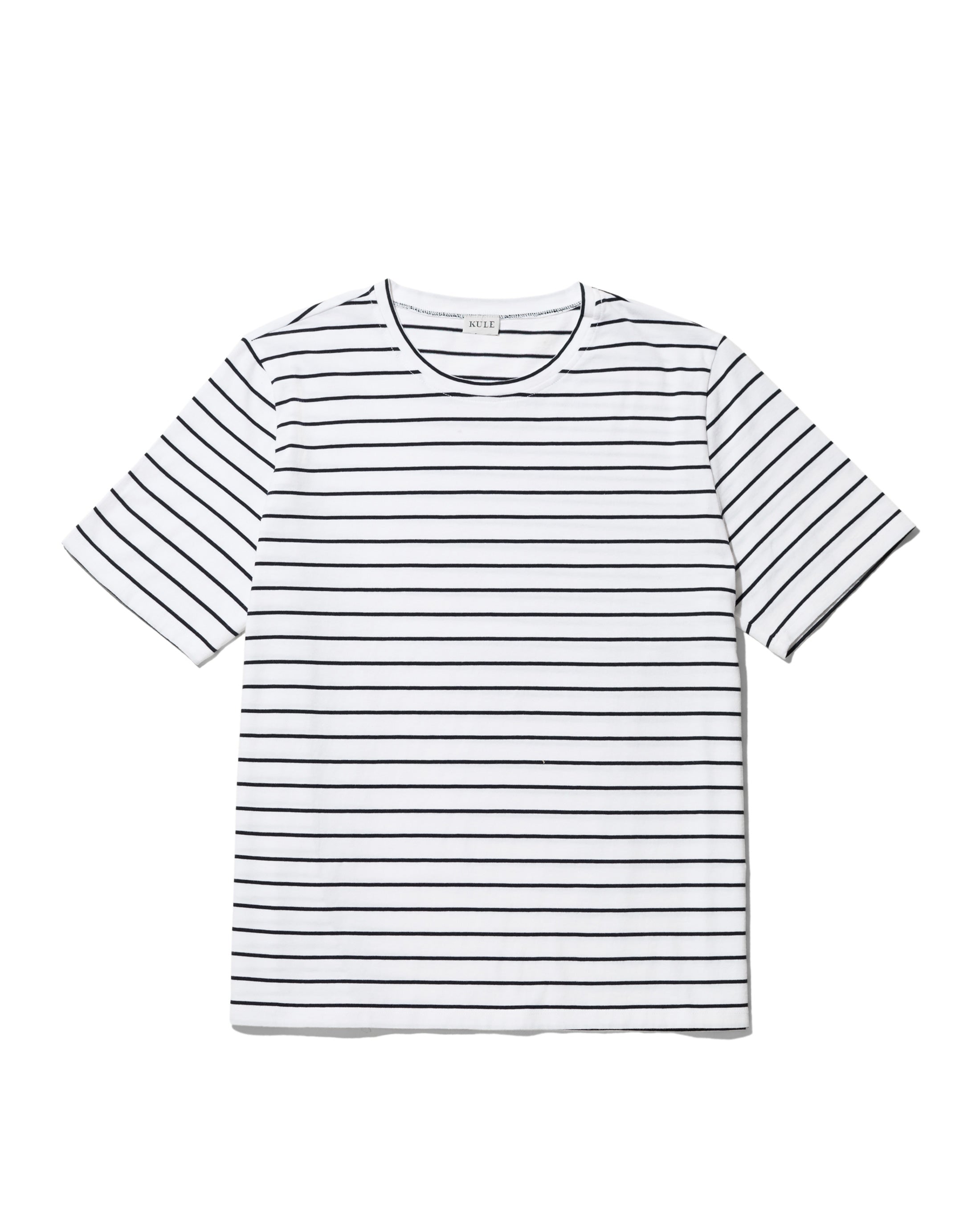 The Modern - White/Navy Pinstripe