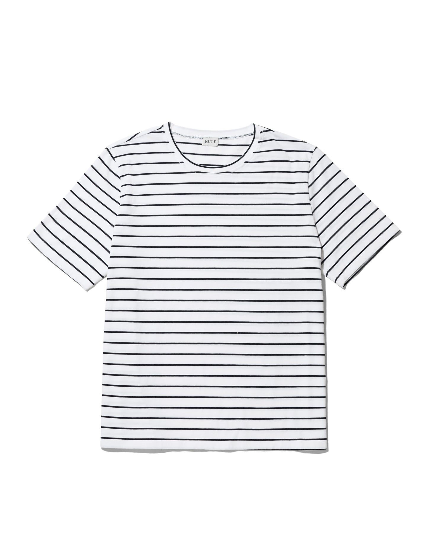 The Modern - White/Navy Pinstripe