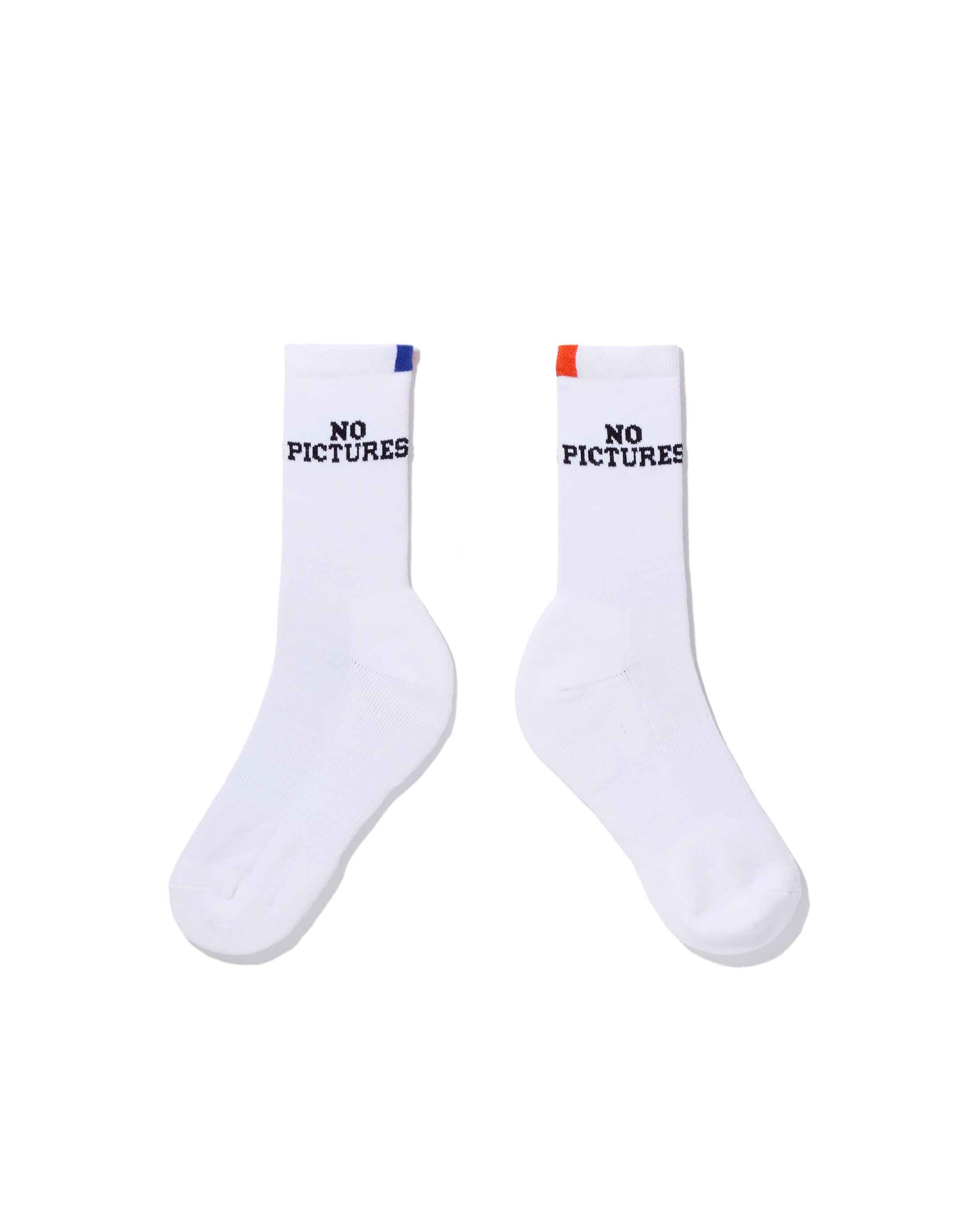 The Women's No Pictures Socks - White