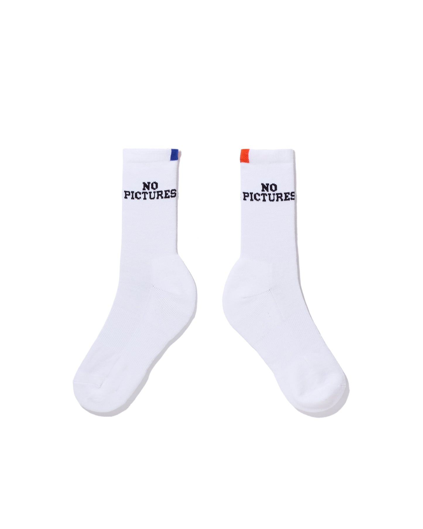The Women's No Pictures Socks - White