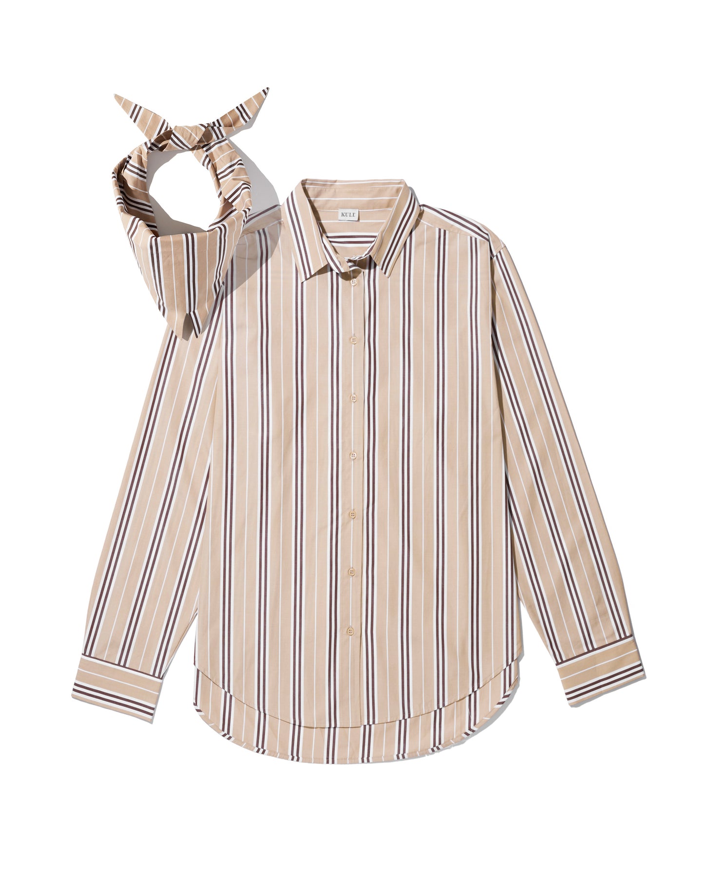 The Shellona - Khaki/Brown/White