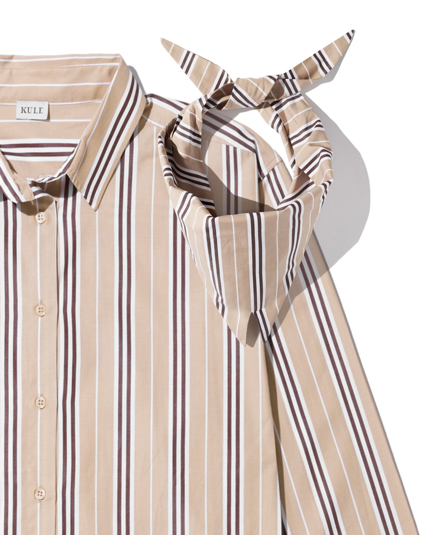 The Shellona - Khaki/Brown/White