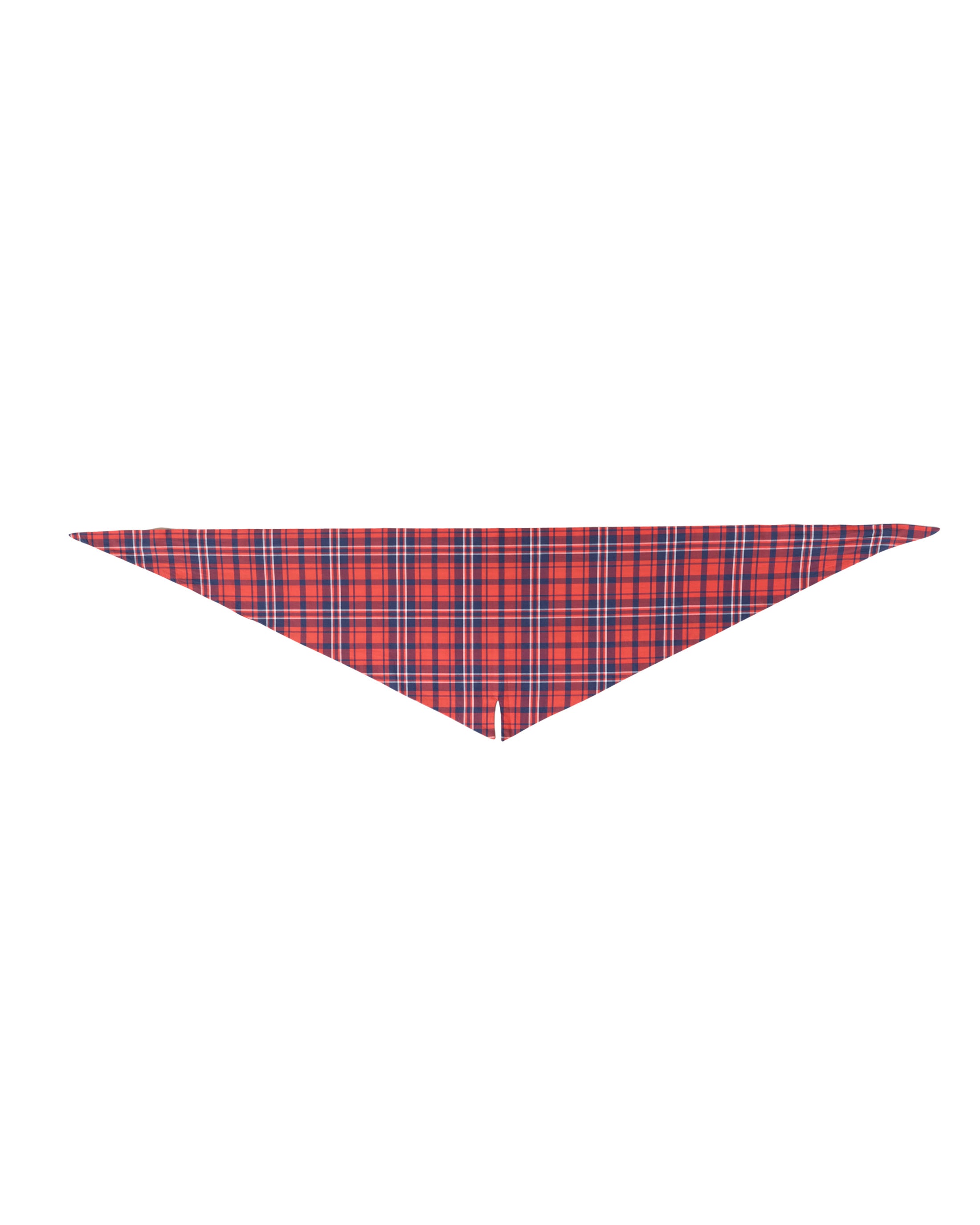 The Shellona - Poppy/Navy Plaid