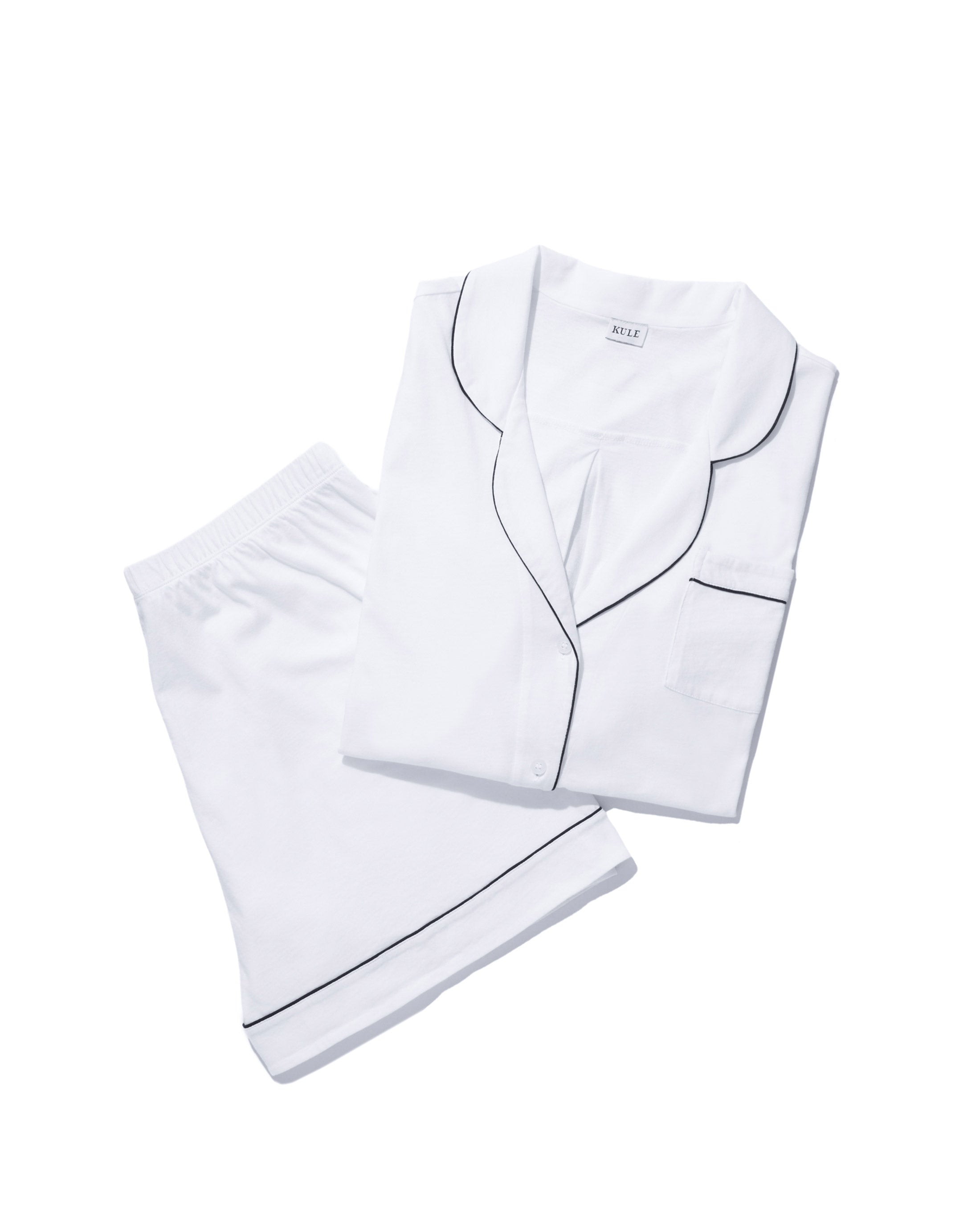 The Short PJ Set - White