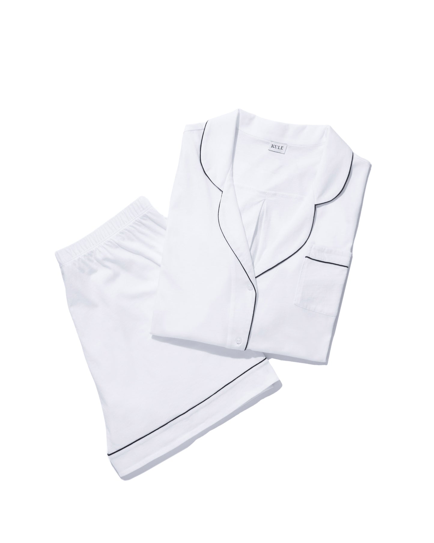 The Short PJ Set - White