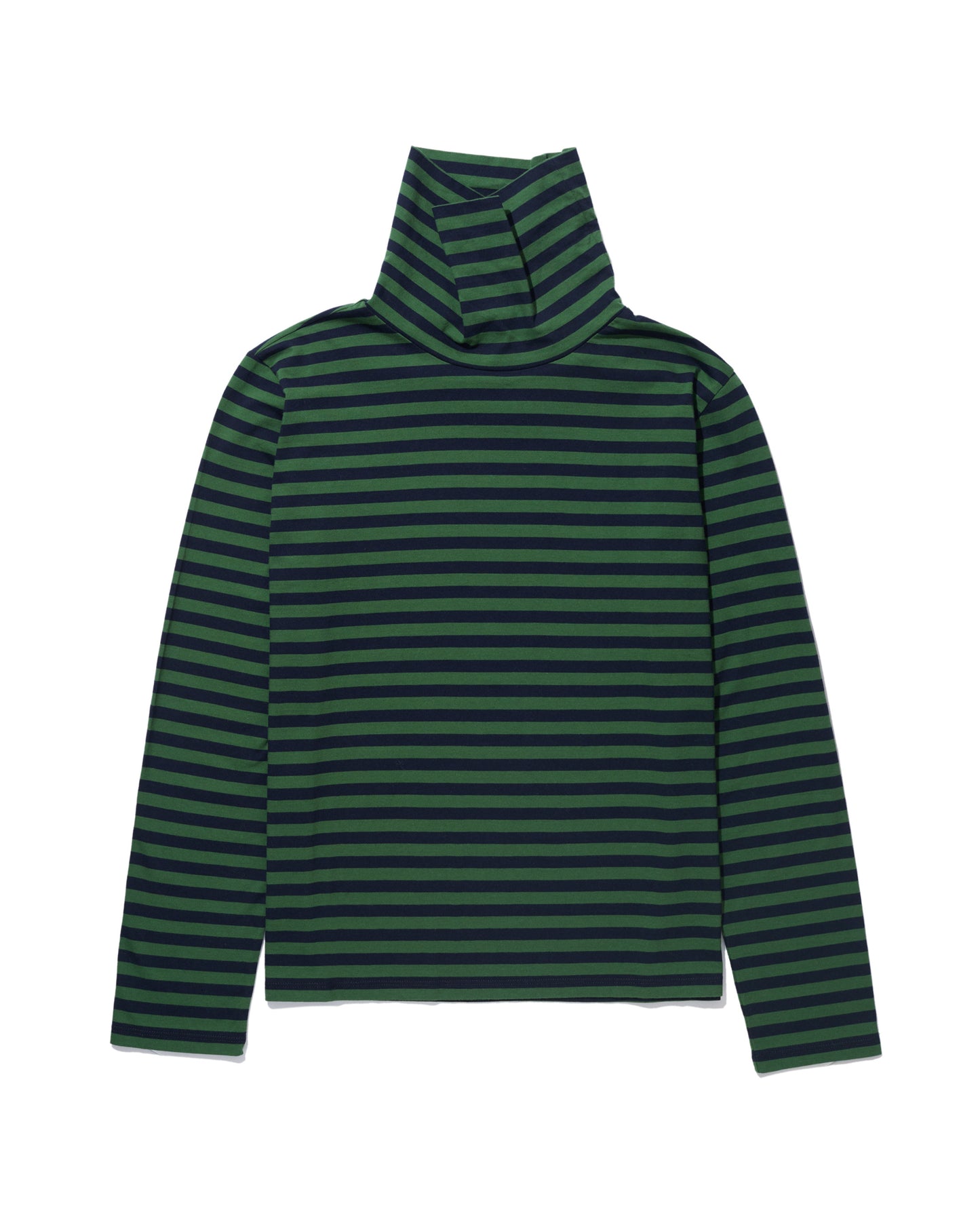 The Turtleneck - Navy/Green