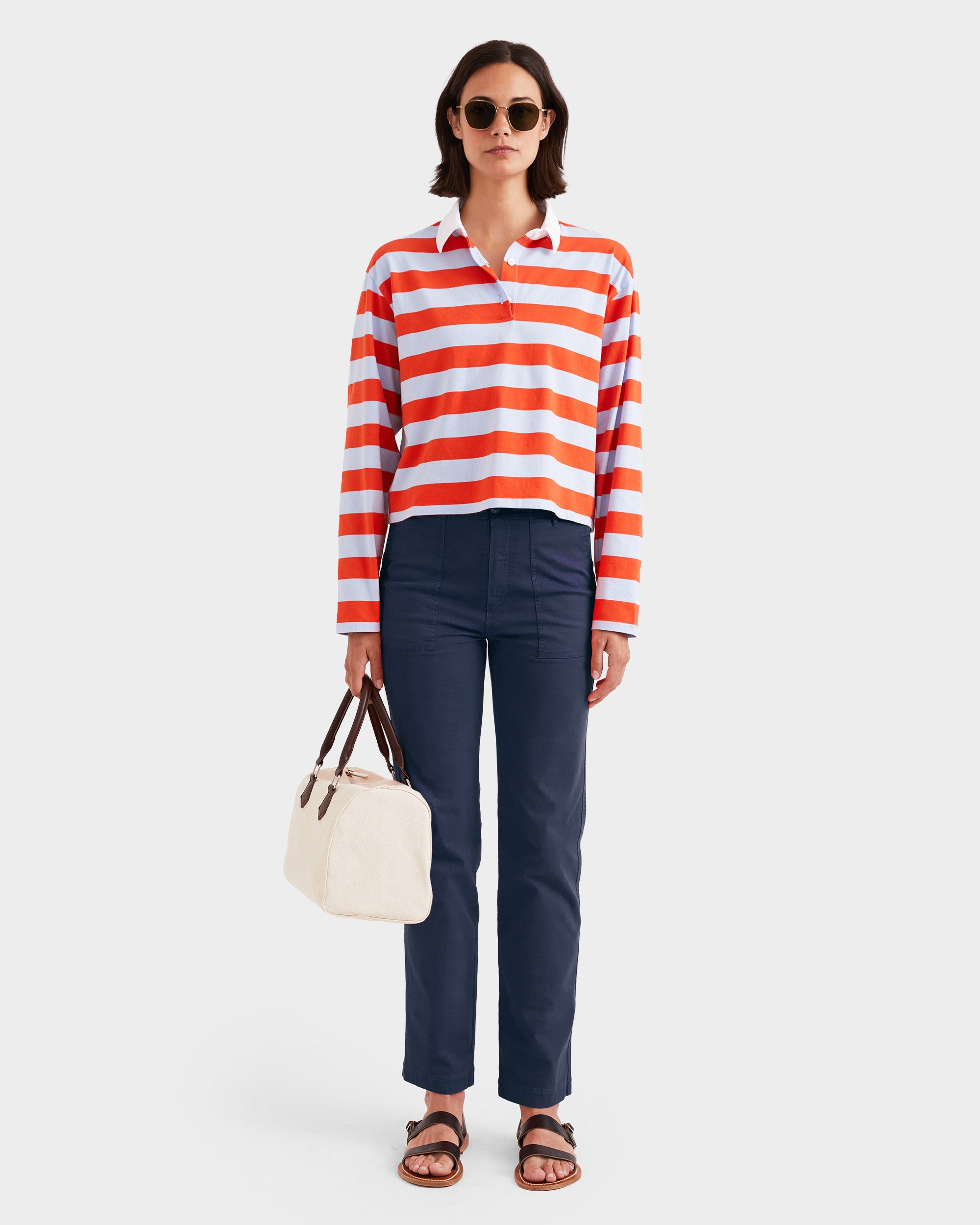 The Lexie - Light Blue/Poppy