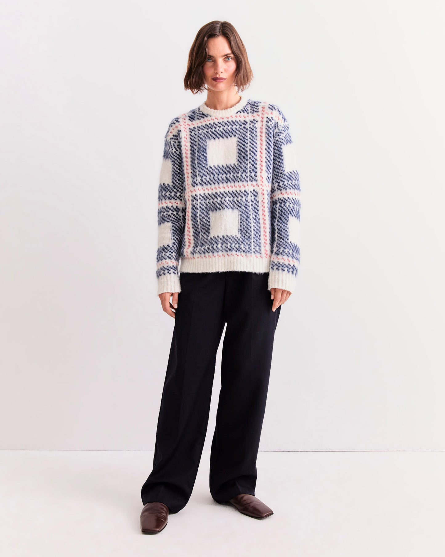 The Marlien - Cream Plaid