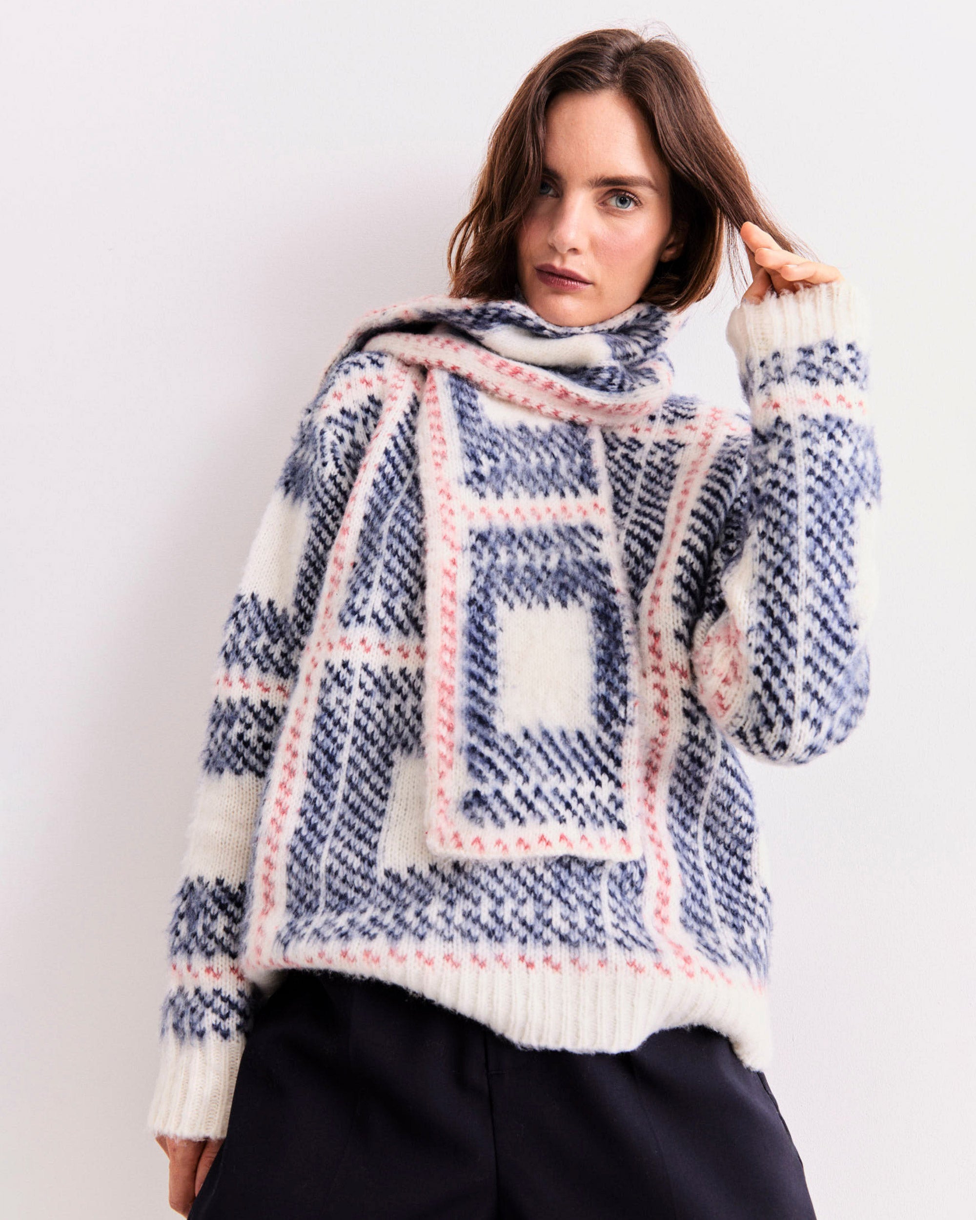 The Marlien - Cream Plaid