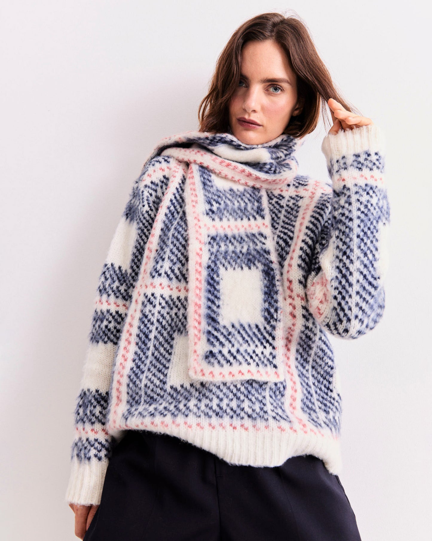 The Marlien - Cream Plaid