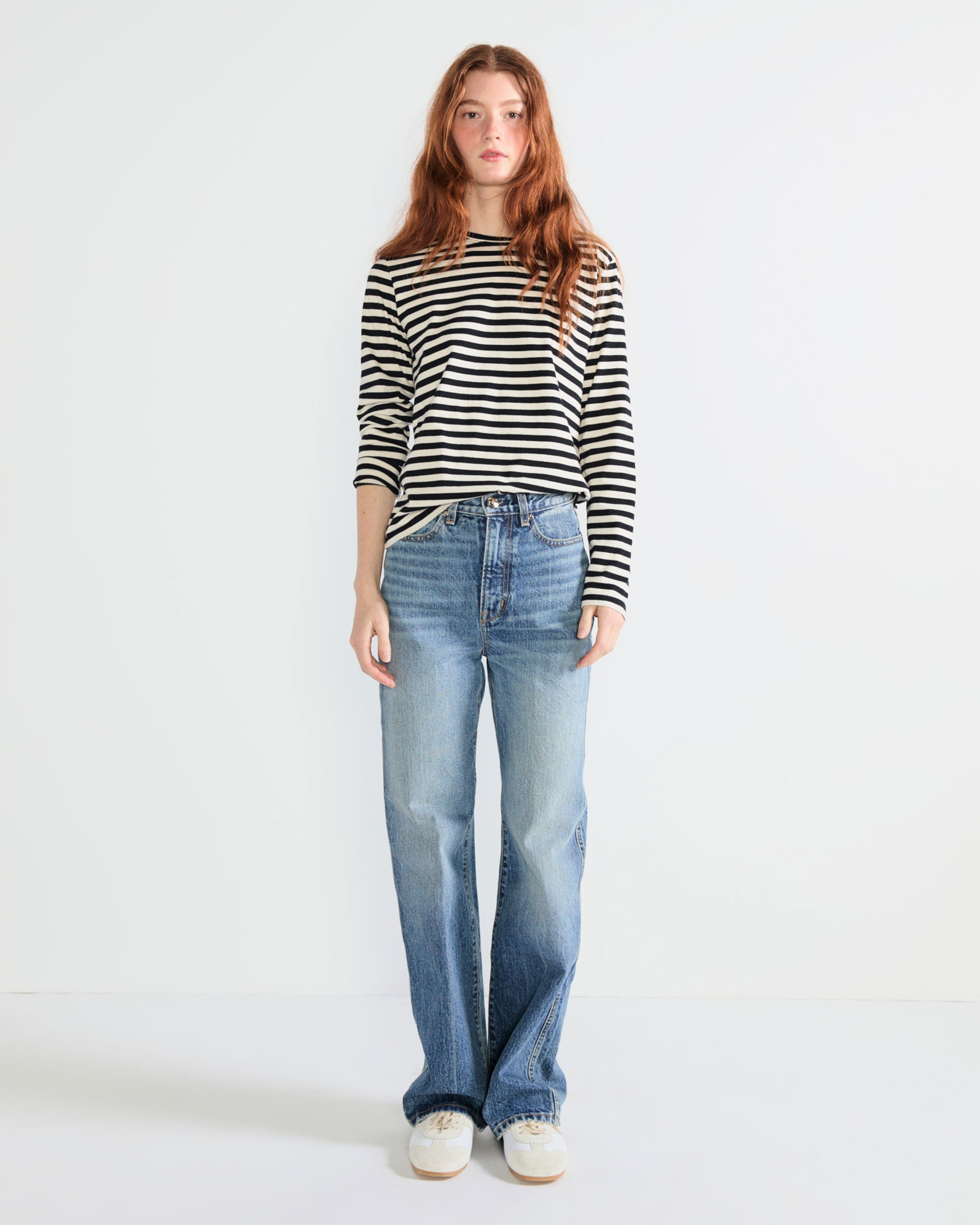 The Modern Long - Black/Cream