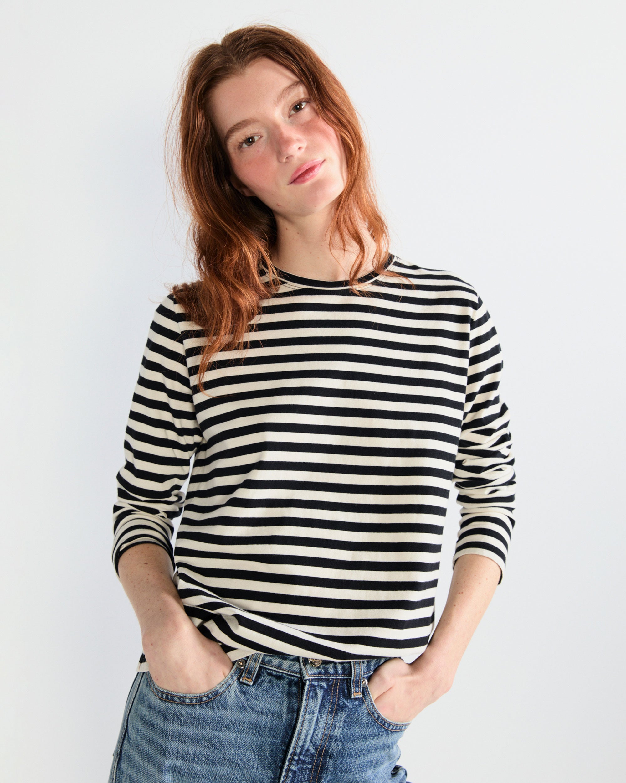 The Modern Long - Black/Cream