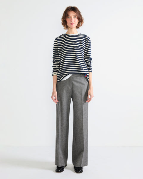 The Modern Long - Navy/Cream