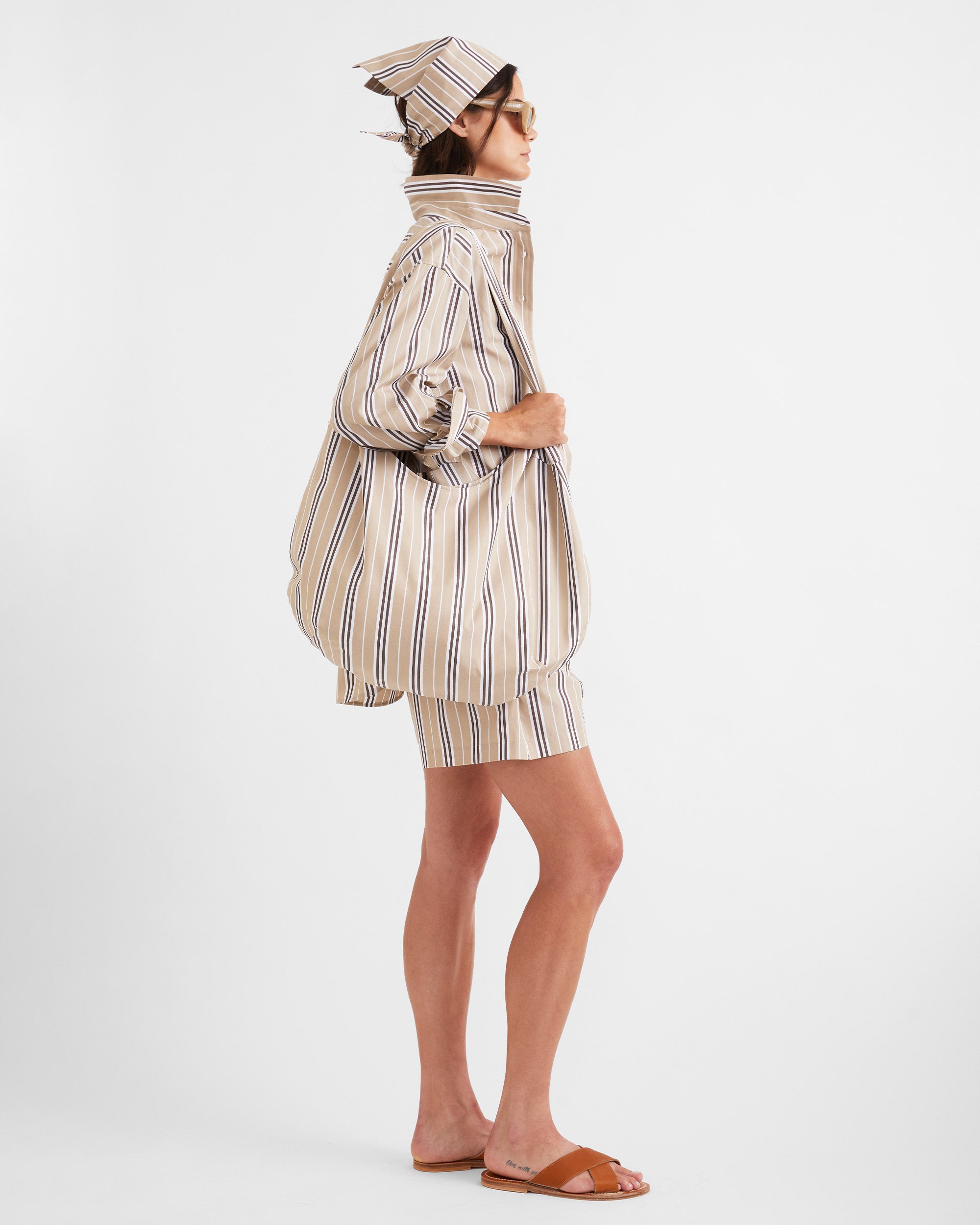 The Sac - Khaki/Brown/White