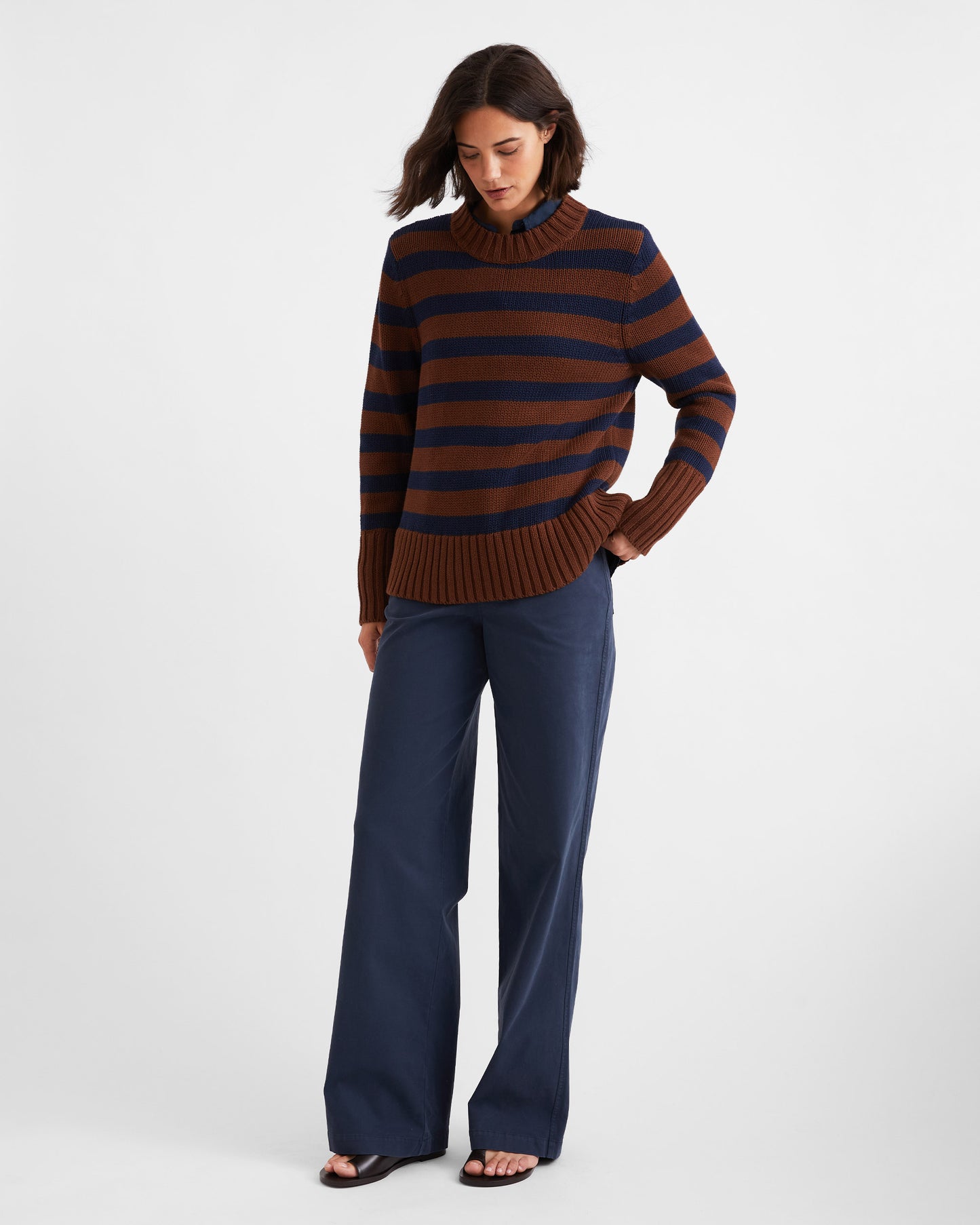The Tatum - Brown/Navy