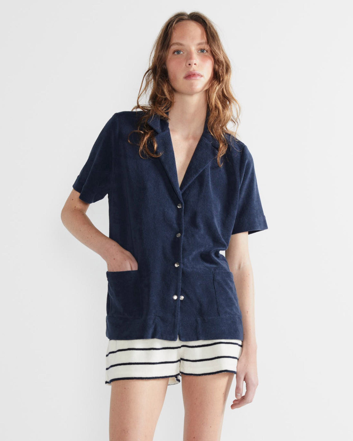 The Terry Flamingo - Navy