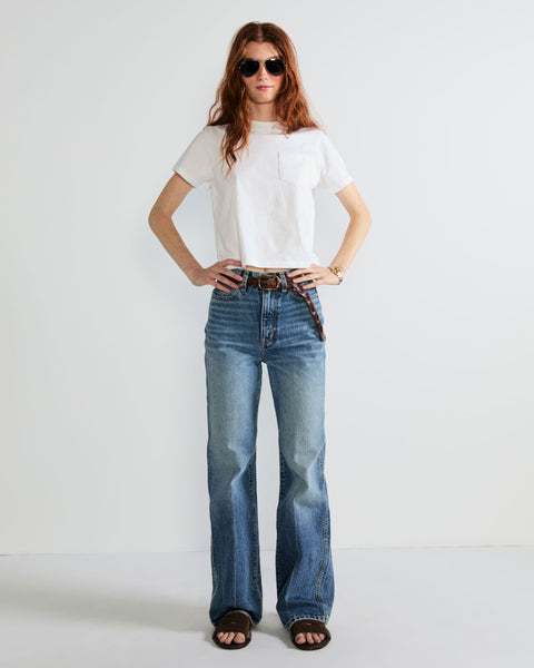 The Wynn Baby Tee - White